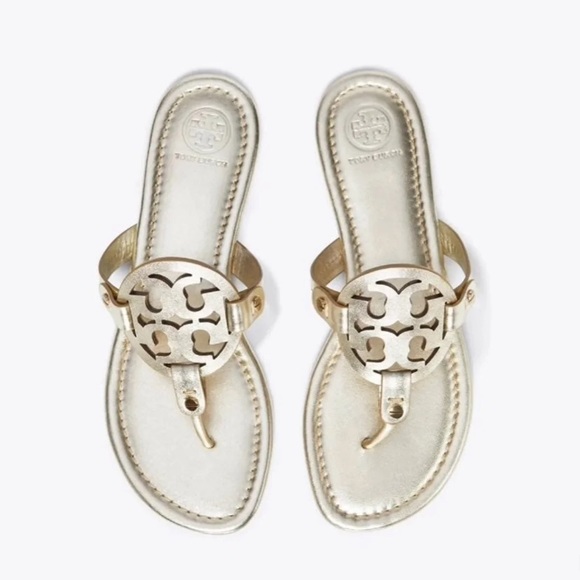 Tory Burch | Shoes | New Tory Burch Miller Spark Gold Sandals Tory Burch | Shoes | New Tory Burch Miller Spark Gold Sandals